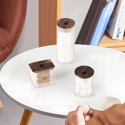 CottonJar™ – Potes Organizadores Premium para Banheiro