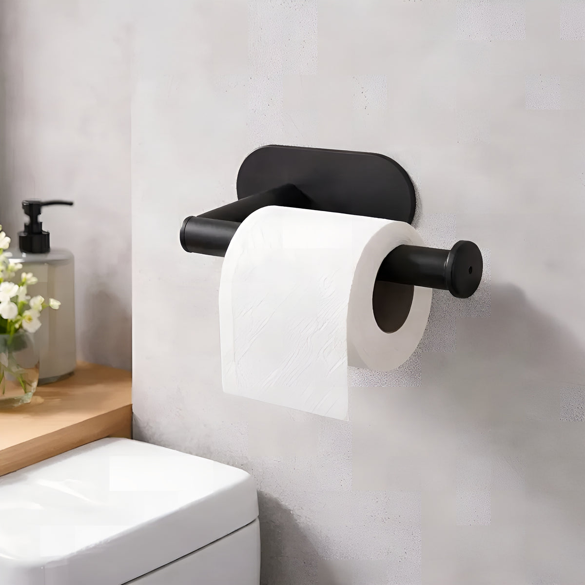 ToiletPaperDock™ – Suporte Premium para Papel Higiênico