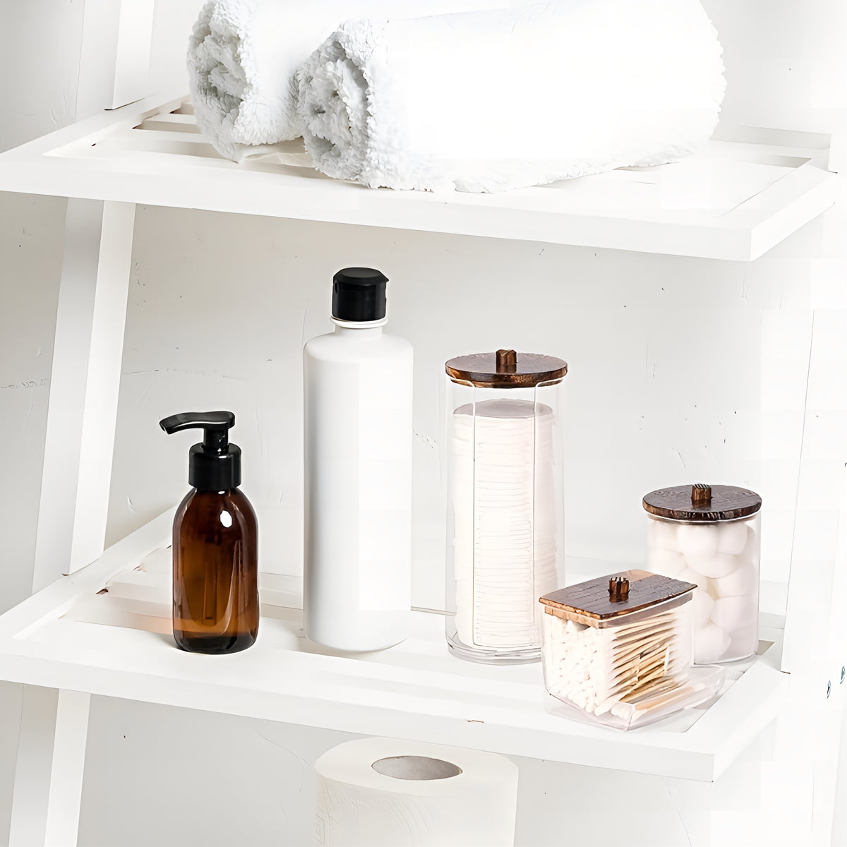 CottonJar™ – Potes Organizadores Premium para Banheiro
