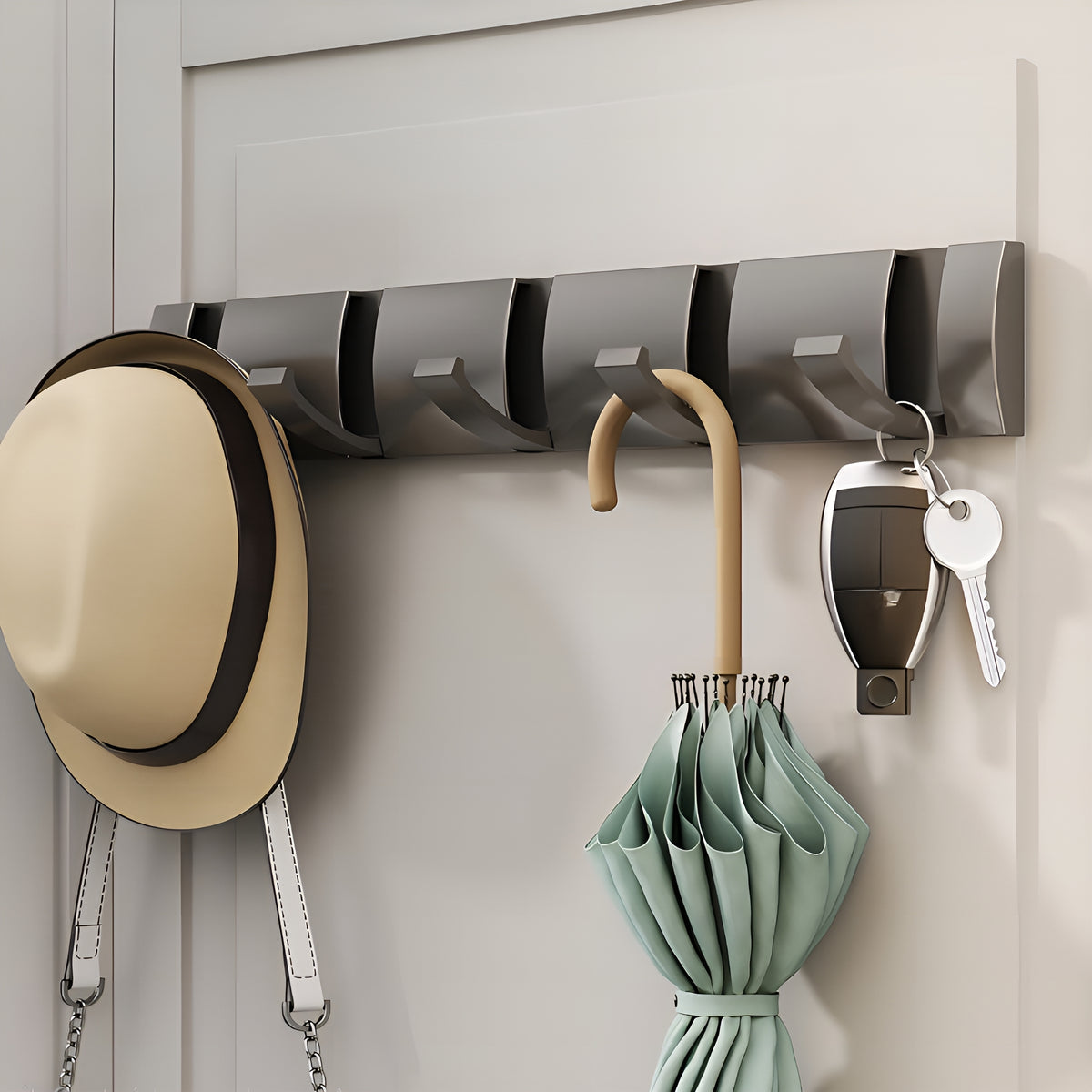 FlexHook™ – Gancho Dobrável Premium de Alumínio