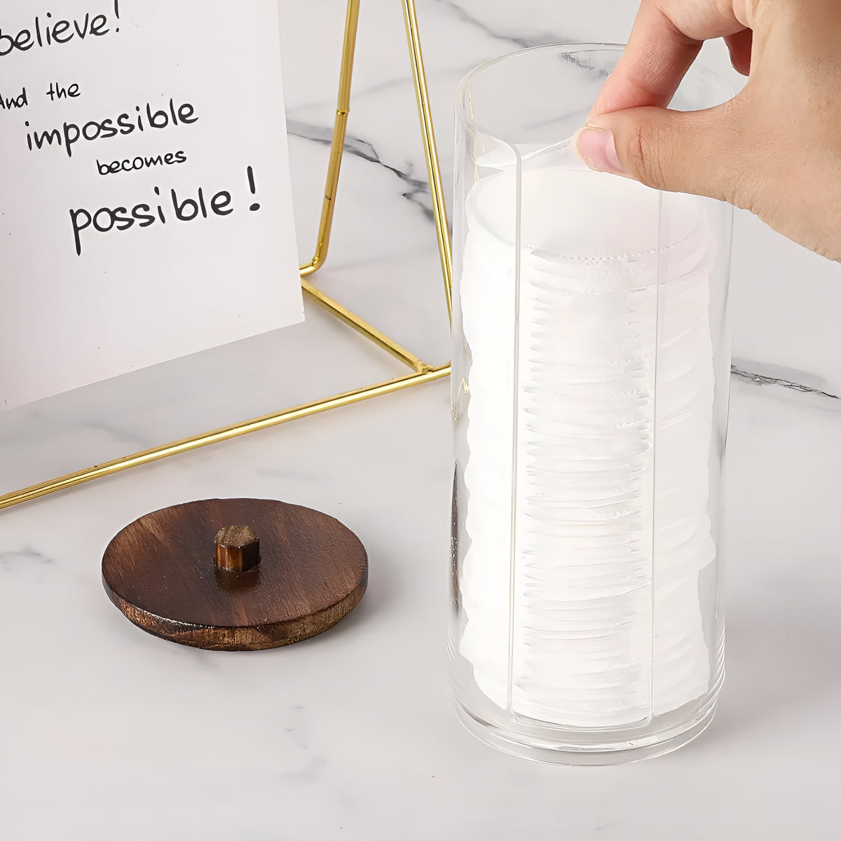 CottonJar™ – Potes Organizadores Premium para Banheiro