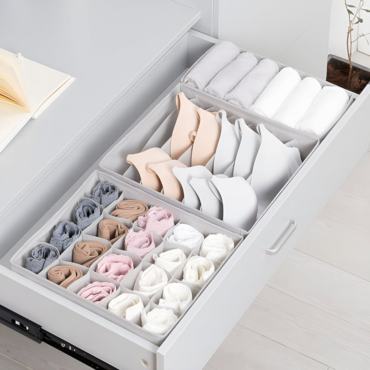 DrawerGrid™ – Colmeia Organizadora Premium para Gavetas