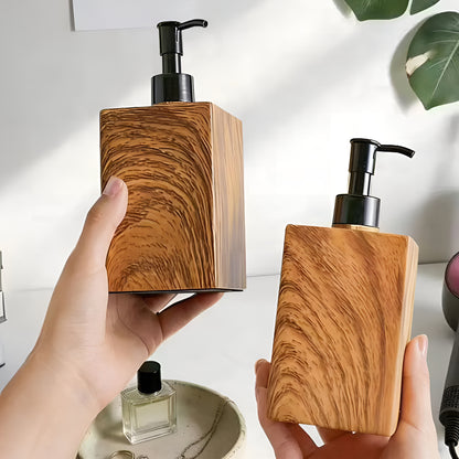 WoodSoap™ – Dispenser Premium de Sabonete e Shampoo