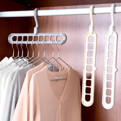SpaceHanger™ 9-Hole – Cabide Premium Multifuncional Economizador de Espaço