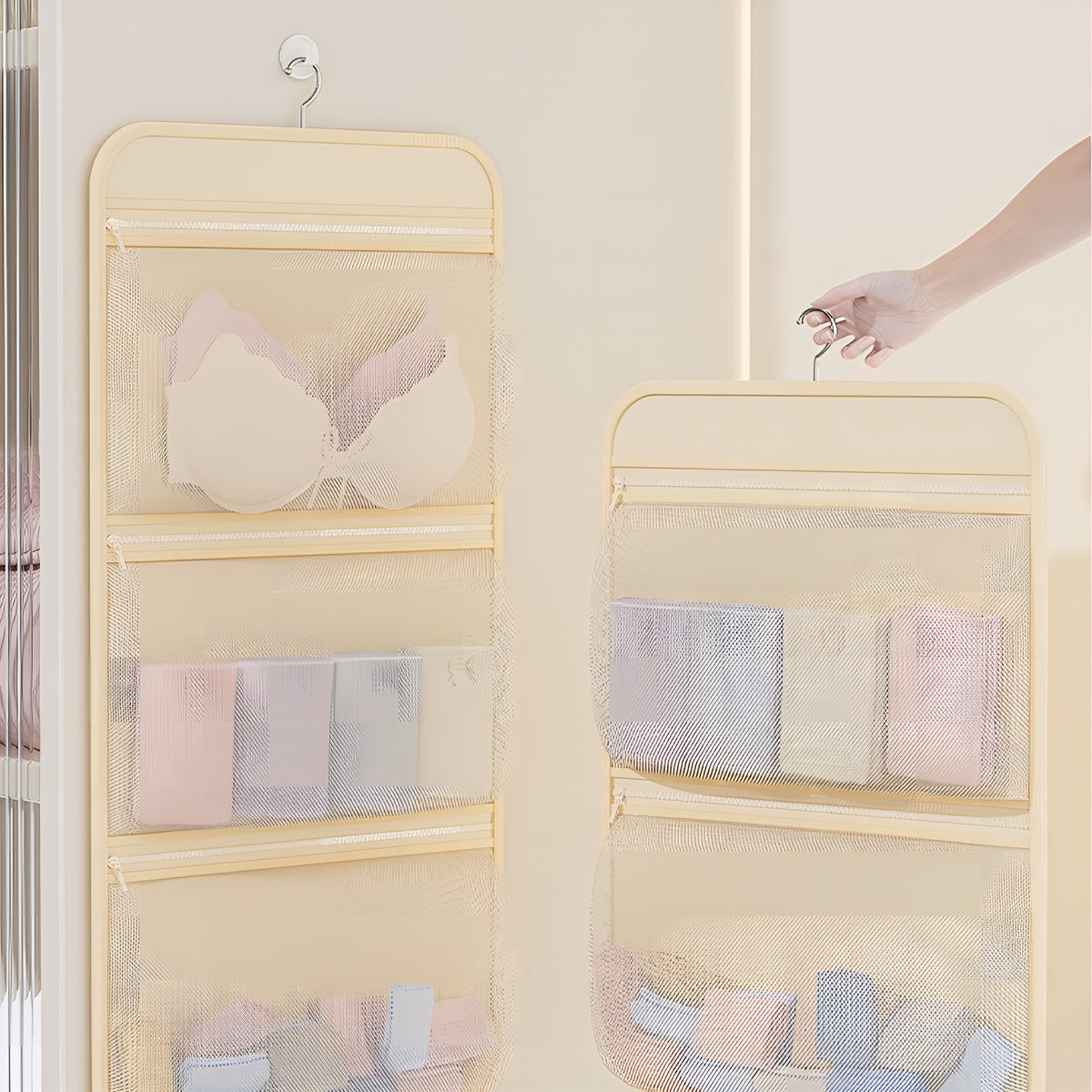 ClosetDock™ – Organizador de Bolsos para Guarda-Roupa