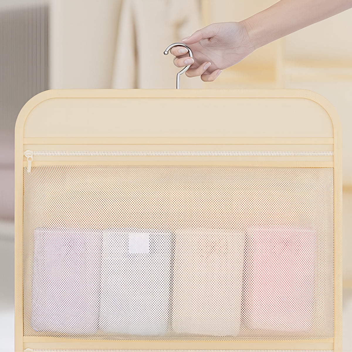 ClosetDock™ – Organizador de Bolsos para Guarda-Roupa