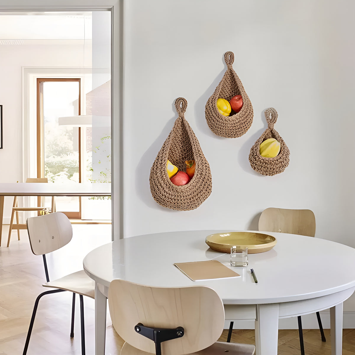 HarvestNest™ – Cesto Suspenso Premium para Frutas e Legumes