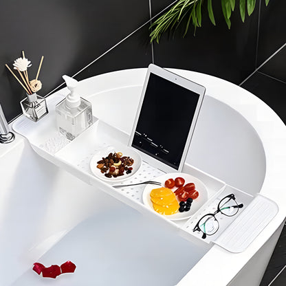 BathTray™ – Bandeja Premium Extensível para Banheira