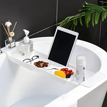 BathTray™ – Bandeja Premium Extensível para Banheira