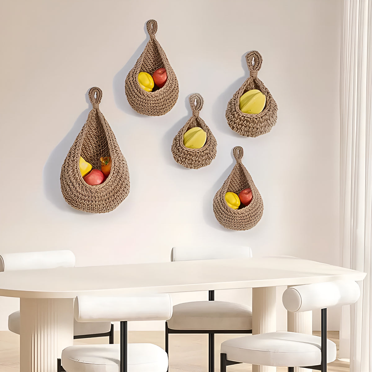 HarvestNest™ – Cesto Suspenso Premium para Frutas e Legumes