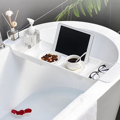 BathTray™ – Bandeja Premium Extensível para Banheira