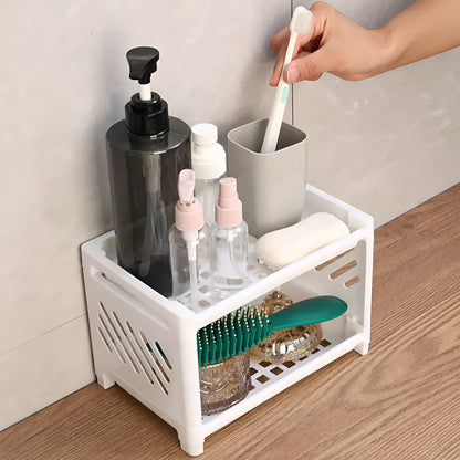 DeskShelf™ – Organizador Premium de Mesa com 2 Níveis
