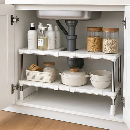 UnderShelf™ – Prateleira Premium para Debaixo da Pia