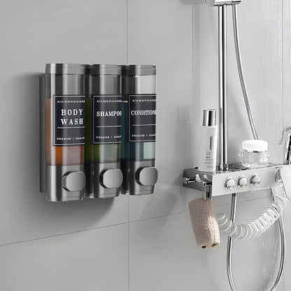 ShowerPump™ – Dispenser Triplo Premium para Banho