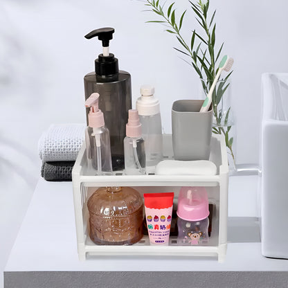 DeskShelf™ – Organizador Premium de Mesa com 2 Níveis