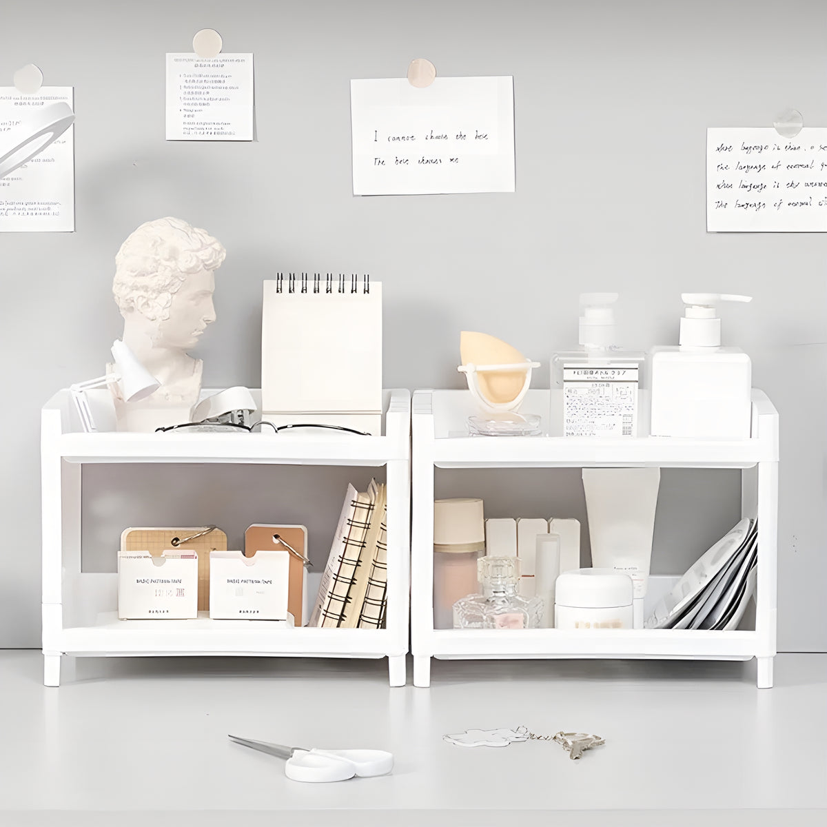 DeskShelf™ – Organizador Premium de Mesa com 2 Níveis
