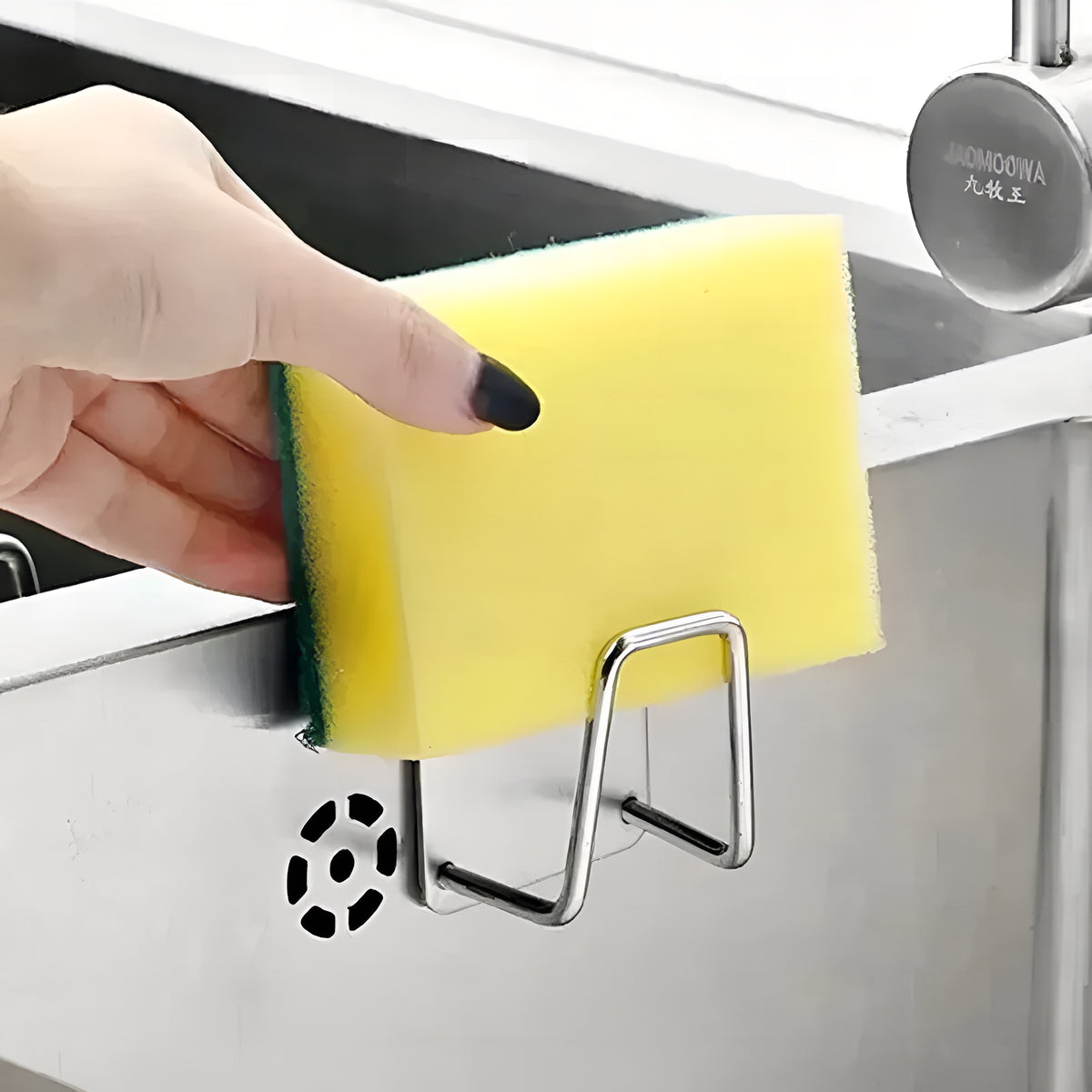 SpongeDock™ – Suporte Premium para Esponja com Drenagem