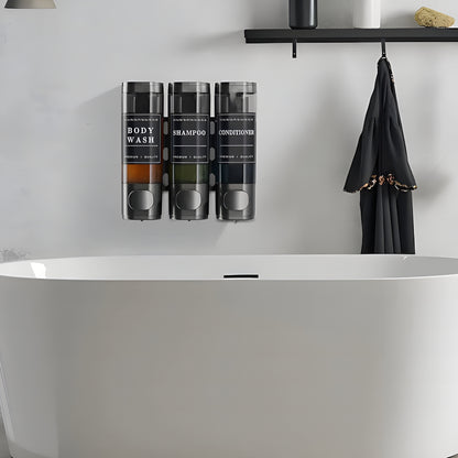 ShowerPump™ – Dispenser Triplo Premium para Banho