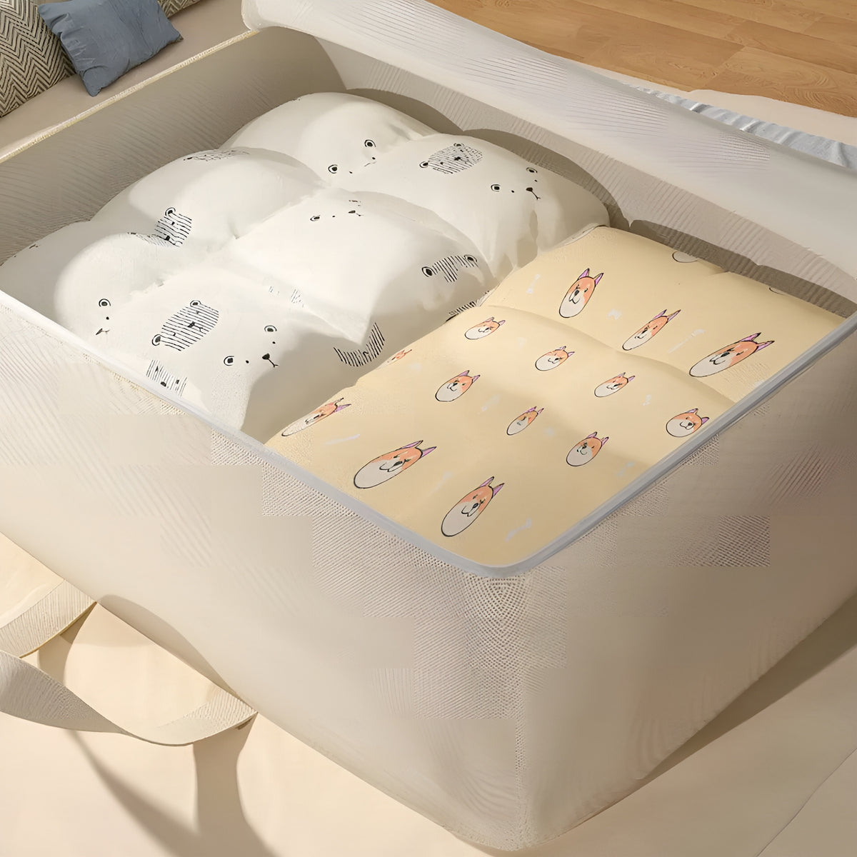 BlanketVault™ – Bolsa Organizadora Premium para Edredons e Cobertores