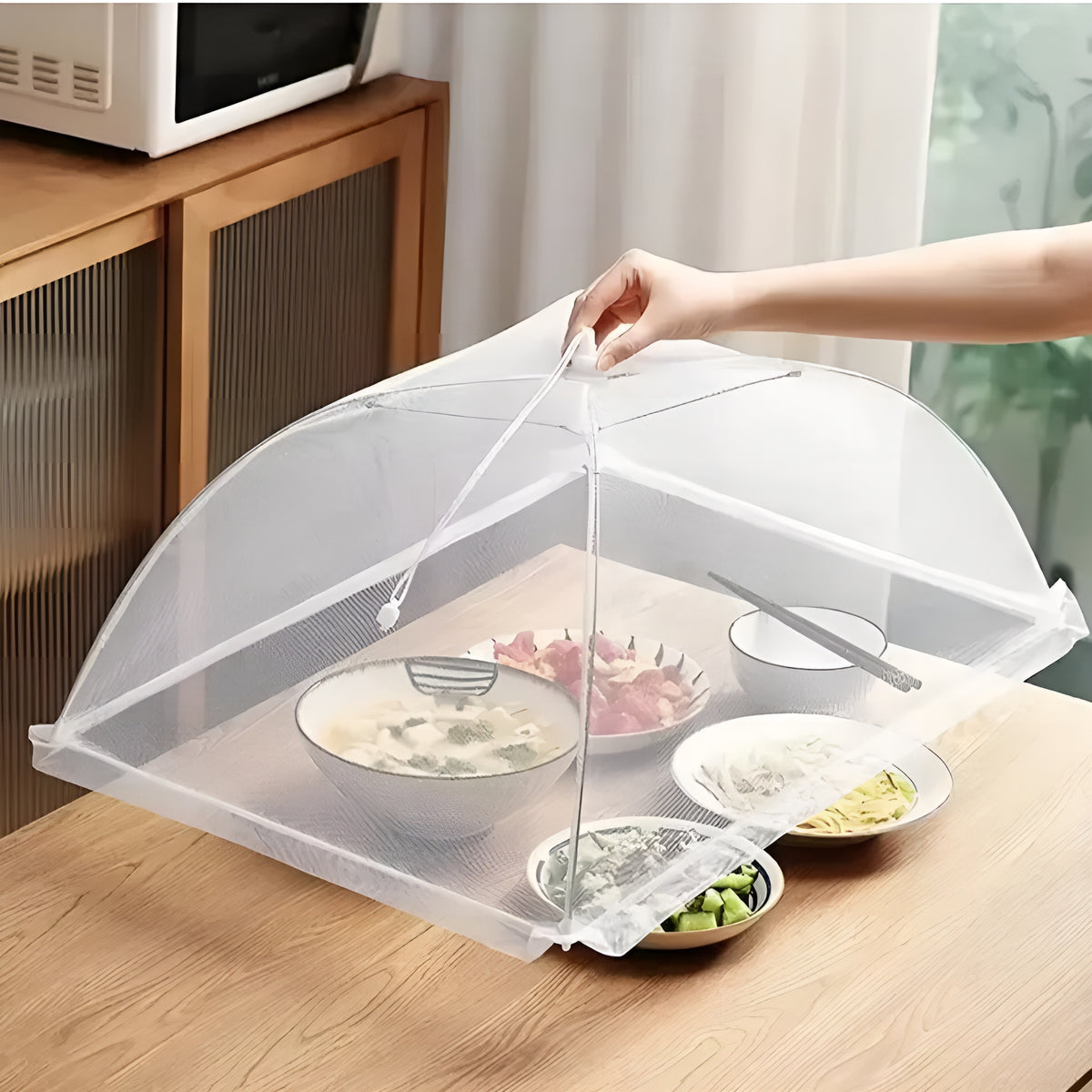 FoodShield™ – Protetor Dobrável Premium para Alimentos