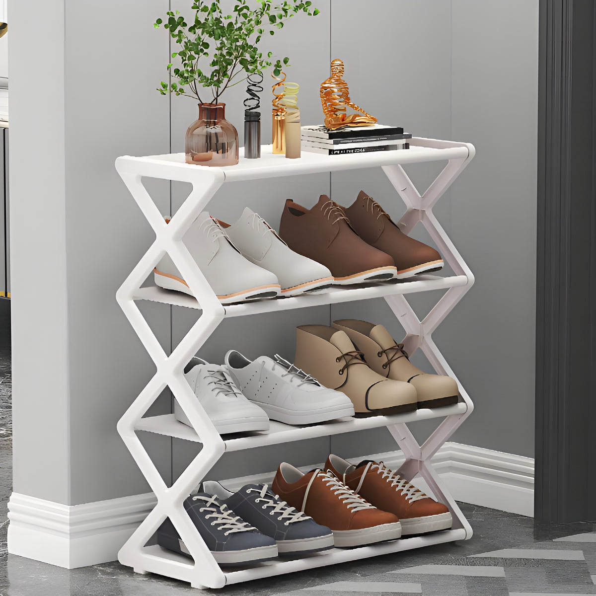 ShoeTower™ – Sapateira Premium Vertical 4 Andares