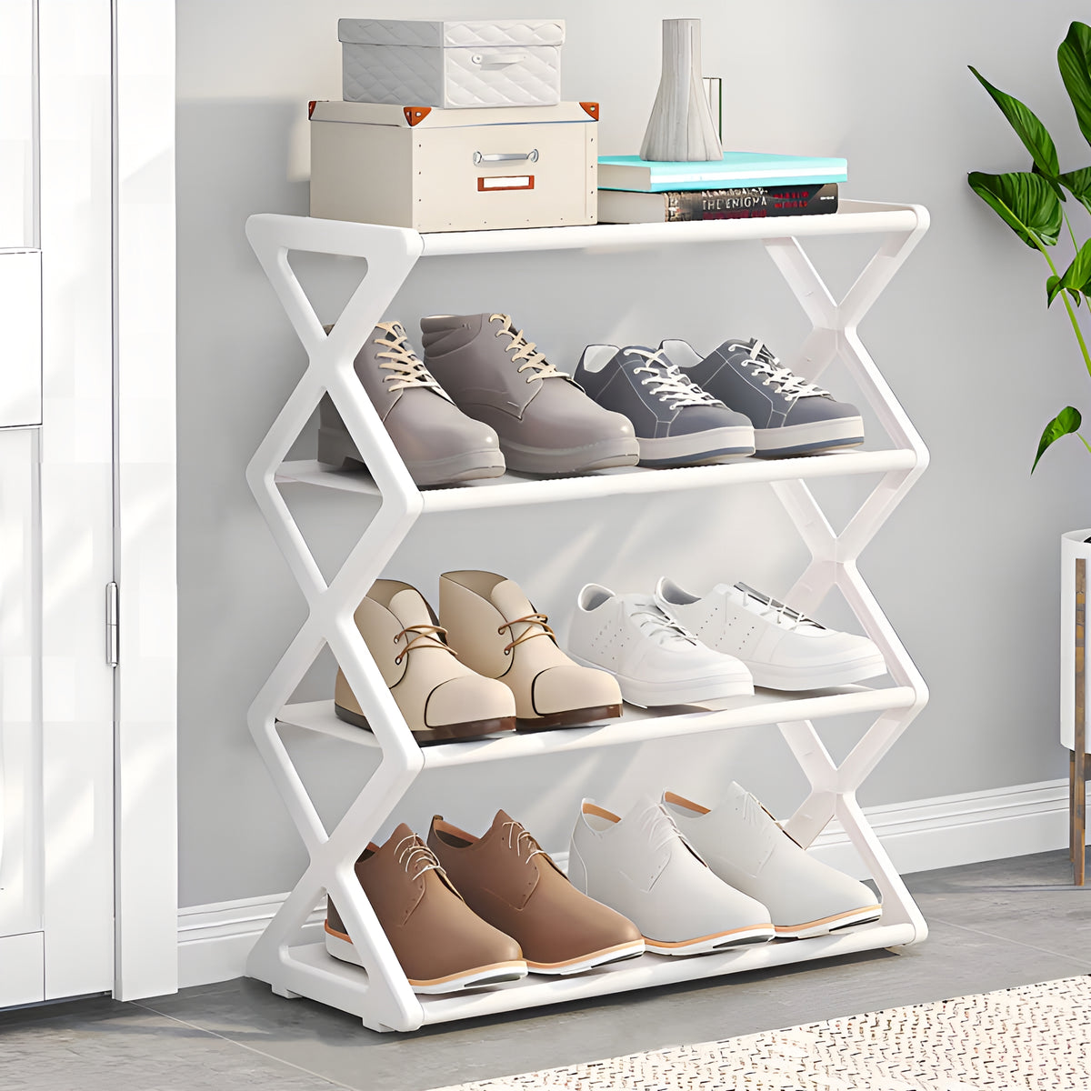 ShoeTower™ – Sapateira Premium Vertical 4 Andares