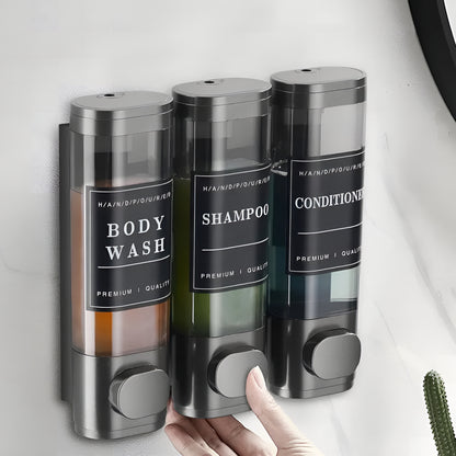 ShowerPump™ – Dispenser Triplo Premium para Banho
