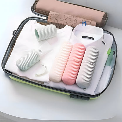 TravelBrush™ – Kit Premium de Higiene Bucal para Viagem