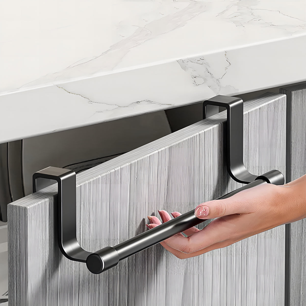 TowelDock™ – Suporte Premium para Panos e Toalhas
