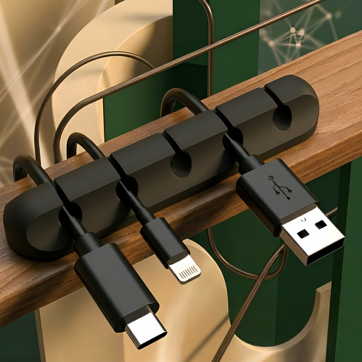 CableClip™ – Clip Adesivo Premium para Cabos