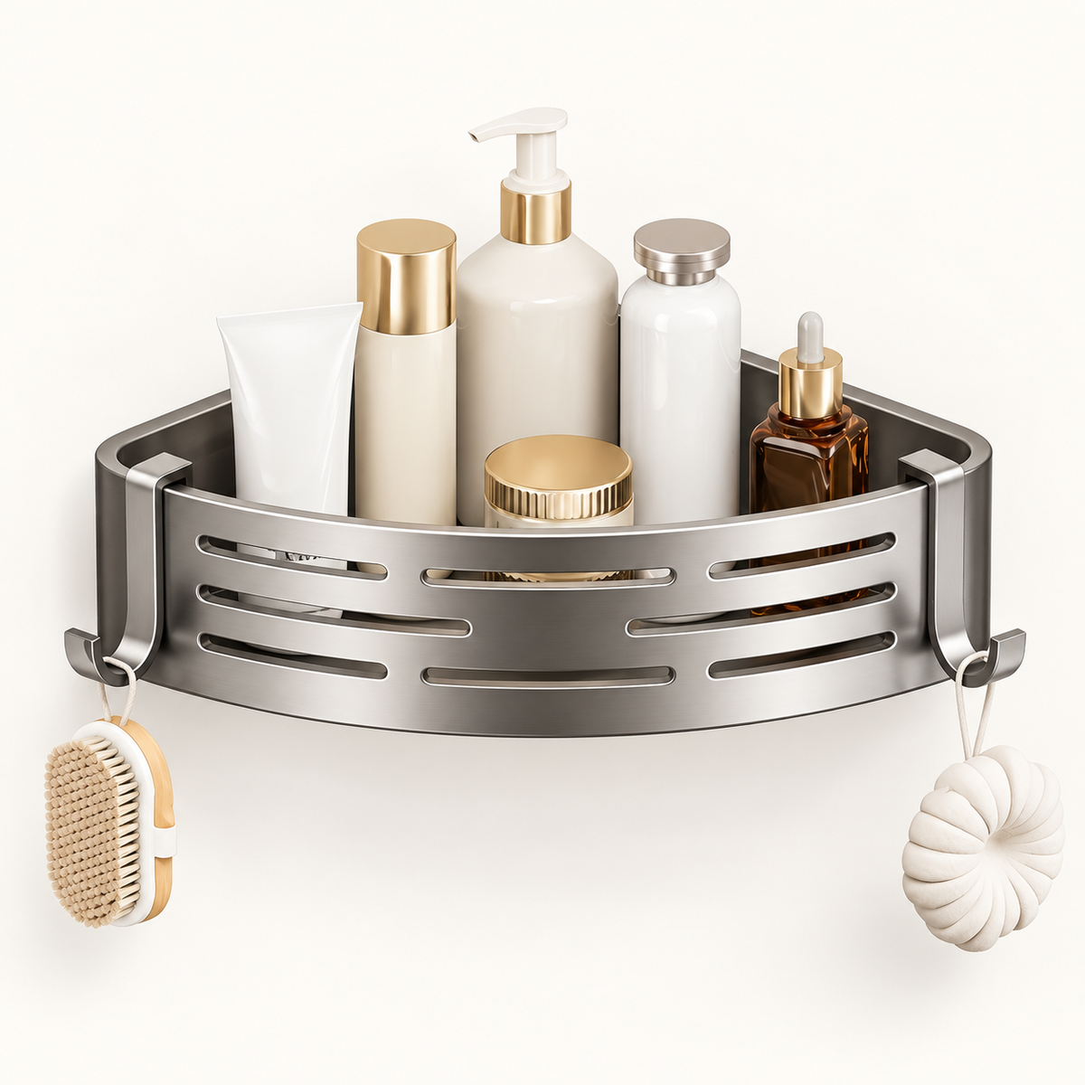 CornerShelf™ – Prateleira Premium de Canto para Banheiro
