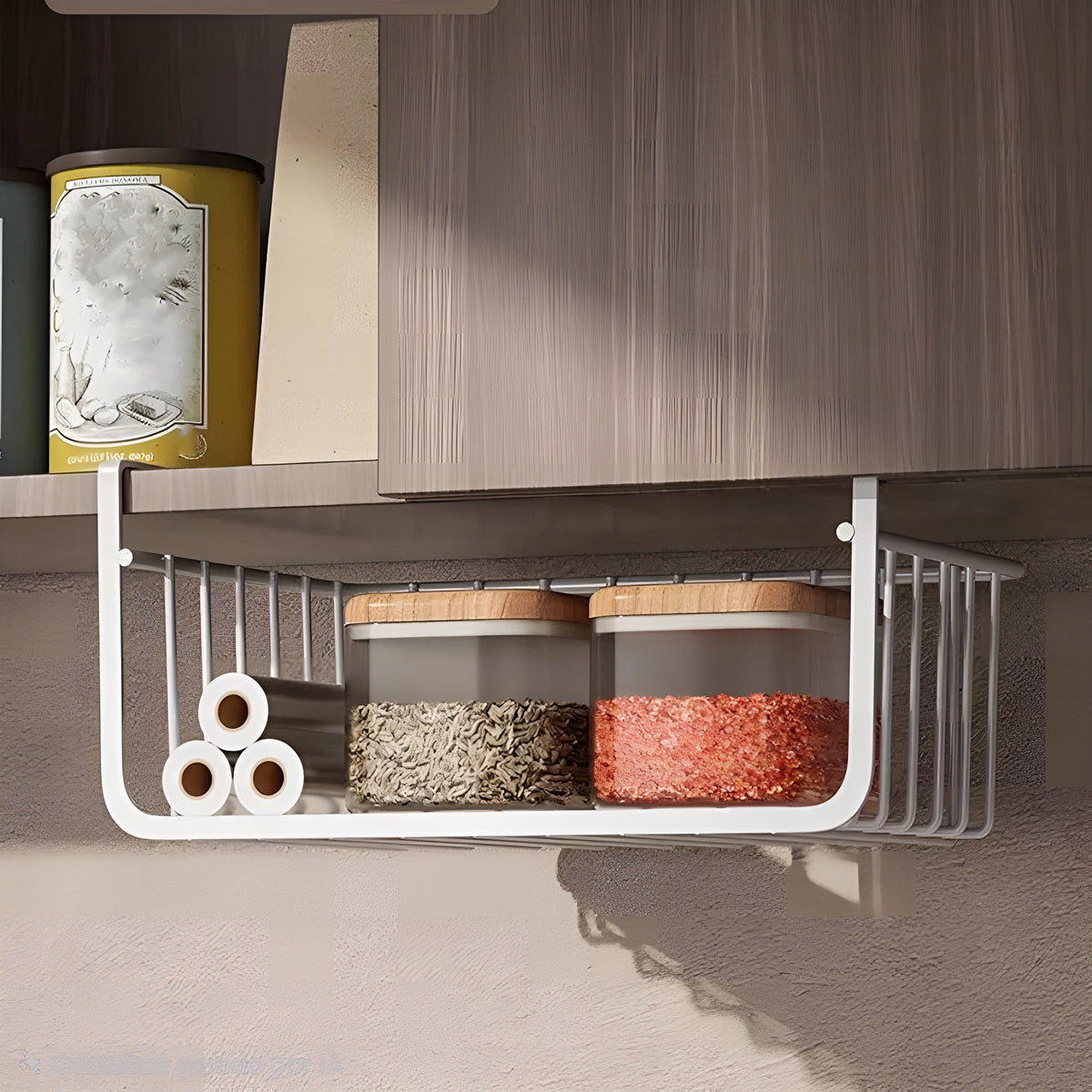 ShelfDock™ – Cesto Suspenso Premium para Armários