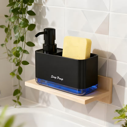 SoapDock™ – Dispenser Premium de Detergente com Porta Esponja