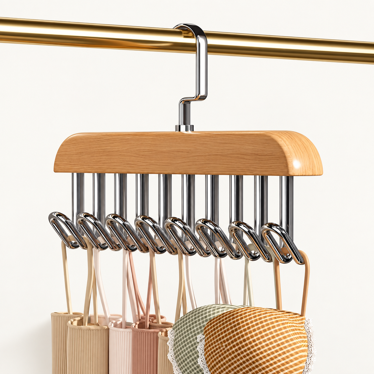 BraRack™ – Organizador Premium para Sutiãs e Tops