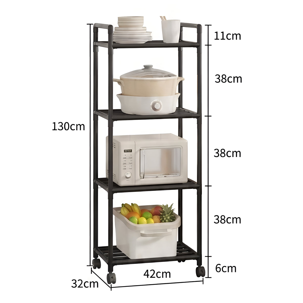 RollRack™ – Carrinho Organizador Premium com Rodas