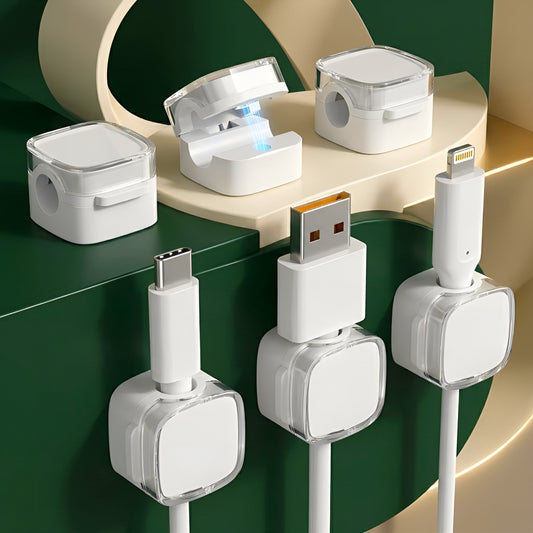 CableDock™ – Organizador Magnético Premium para Cabos