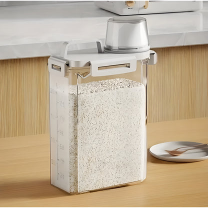 GrainVault™ – Pote Hermético Premium 2,5L para Mantimentos