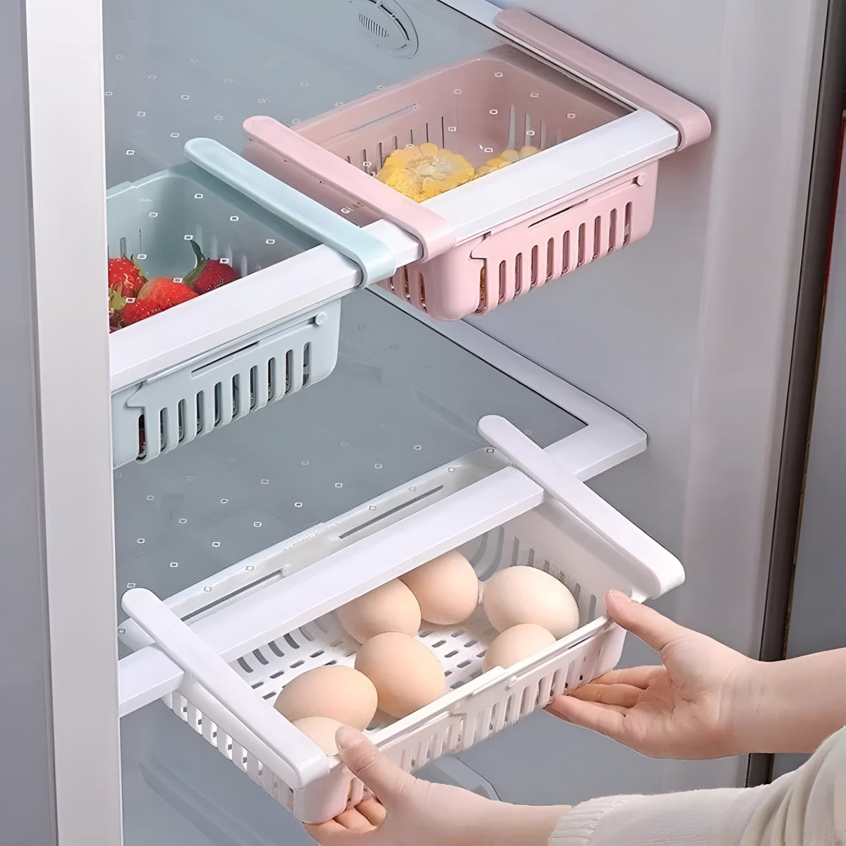 FridgeDrawer™ – Gaveta Suspensa para Geladeira