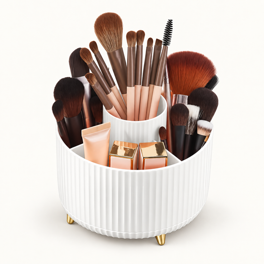 MakeupSpin™ – Organizador Giratório Premium de Maquiagem