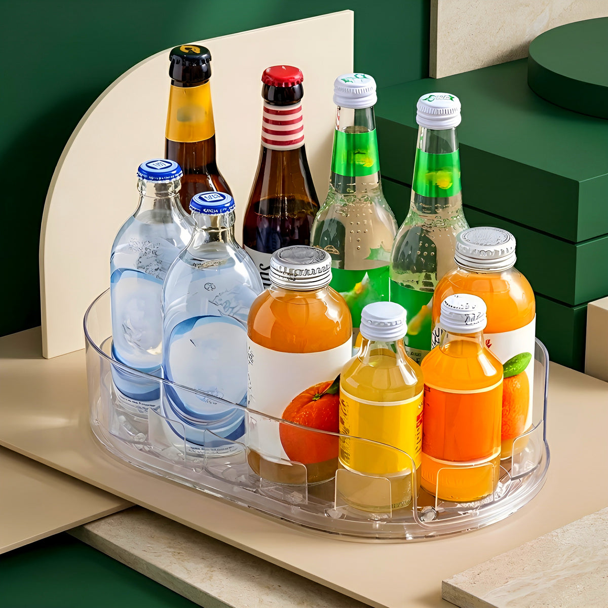 FridgeTray™ – Bandeja Organizadora Giratória