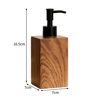 WoodSoap™ – Dispenser Premium de Sabonete e Shampoo