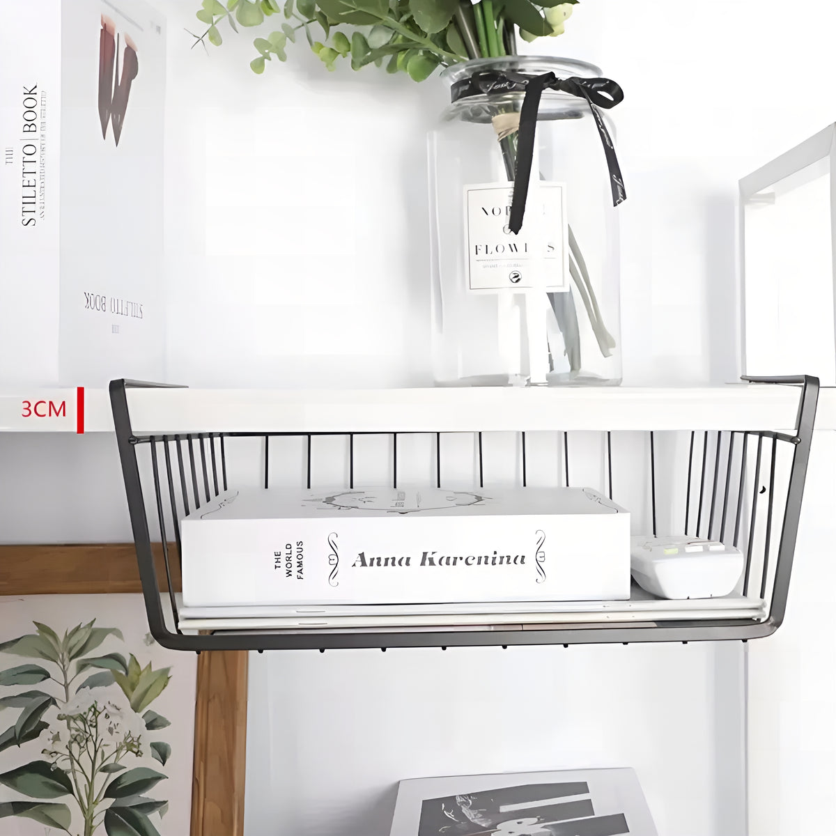 ShelfBasket™ – Cesto Suspenso Premium para Armários