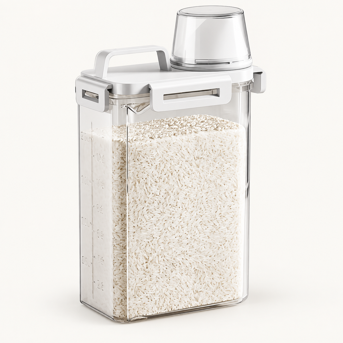 GrainVault™ – Pote Hermético Premium 2,5L para Mantimentos