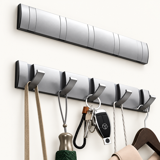 FlexHook™ – Gancho Dobrável Premium de Alumínio