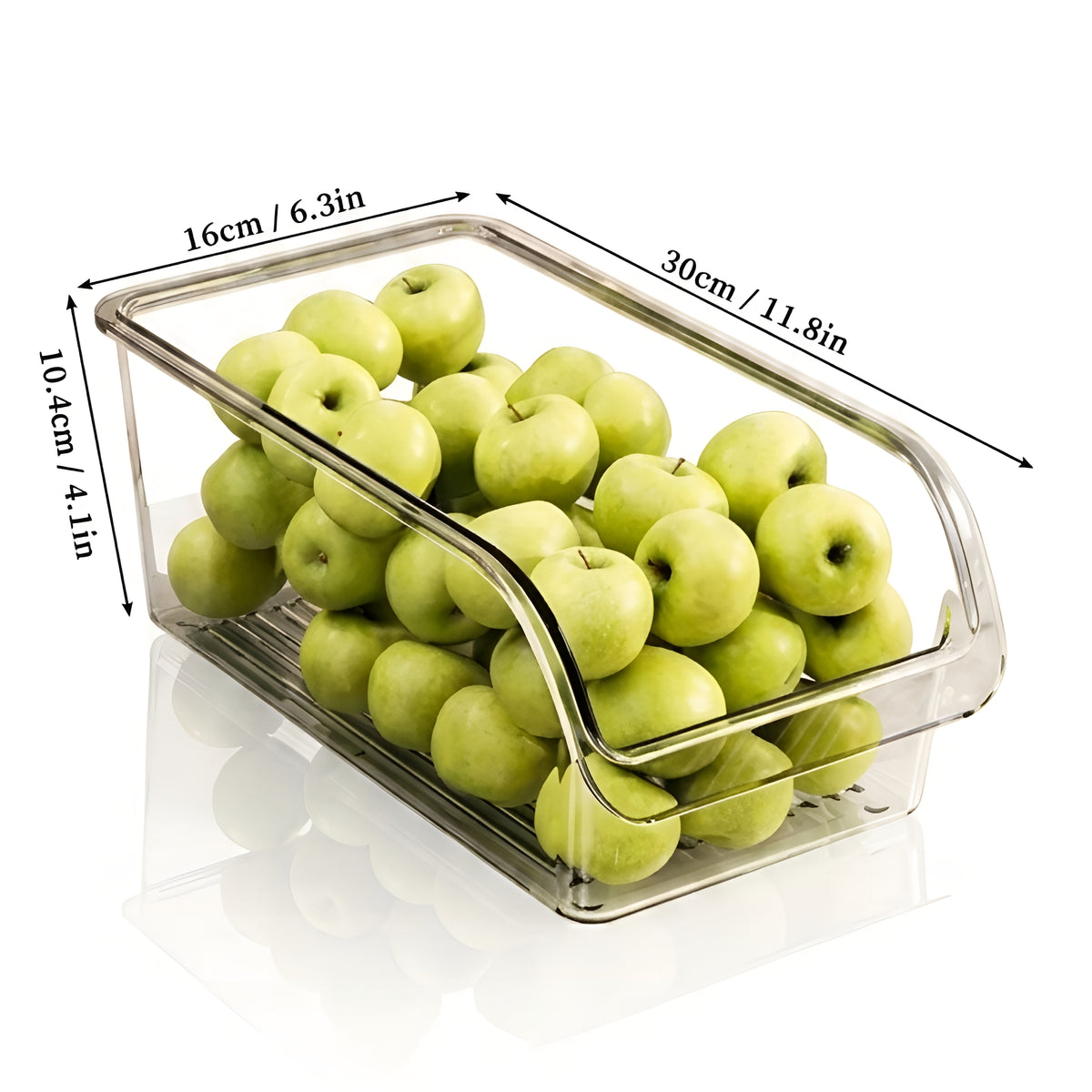FreshBox™ – Organizador Transparente para Geladeira