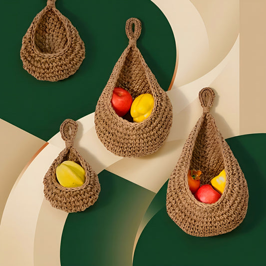 HarvestNest™ – Cesto Suspenso Premium para Frutas e Legumes
