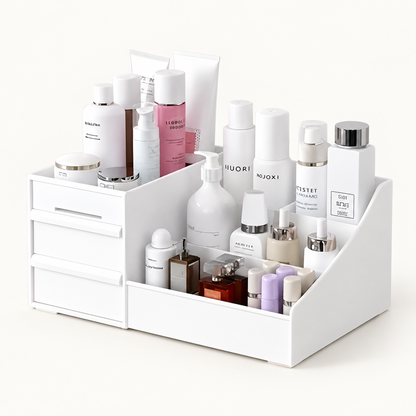 BeautyVault™ – Organizador Premium para Maquiagem e Skincare