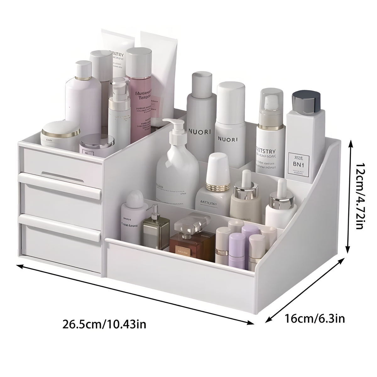 BeautyVault™ – Organizador Premium para Maquiagem e Skincare