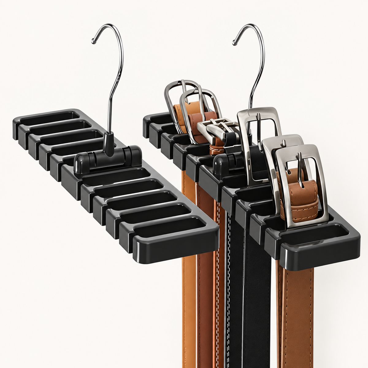 BeltRack™ - Organizador Premium para Cintos e Gravatas