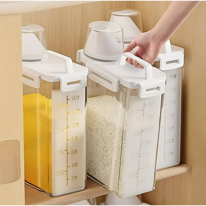GrainVault™ – Pote Hermético Premium 2,5L para Mantimentos